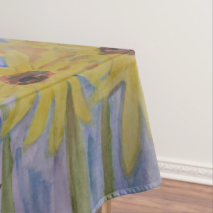 Summer Yellow Sunflowers Tablecloth