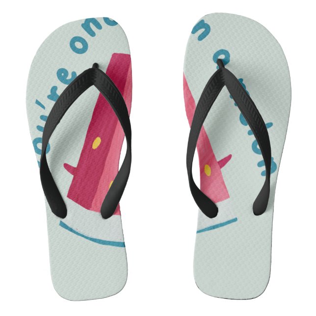 SUMMER | You Are One İn A Melon Flip Flops (Footbed)