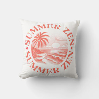 Summer Zen: Sun & Serenity Cushion