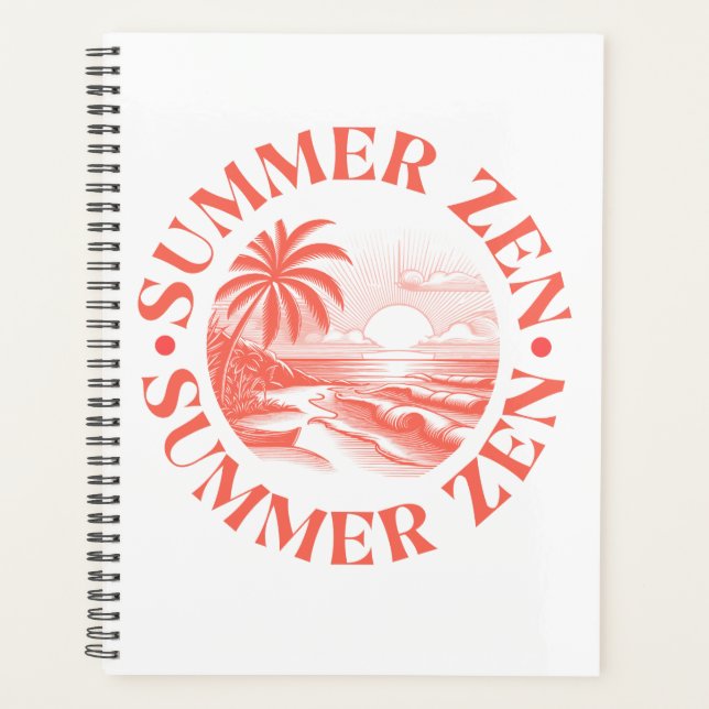 Summer Zen: Sun & Serenity Planner (Front)
