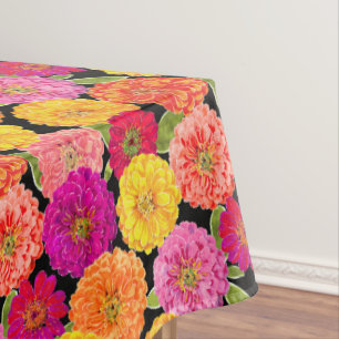 Summer Zinnias Tablecloth
