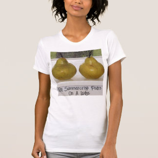 Summercrisp Pears on Ledge Art Photo Tshirt