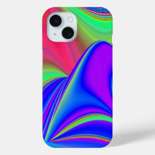 Summerfeeling , Abstract 3D Rainbowart iPhone 15 Case