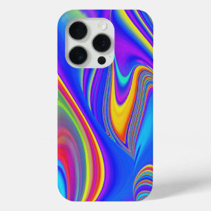 Summerfeeling , Abstract 3D Rainbowart iPhone 15 Pro Case