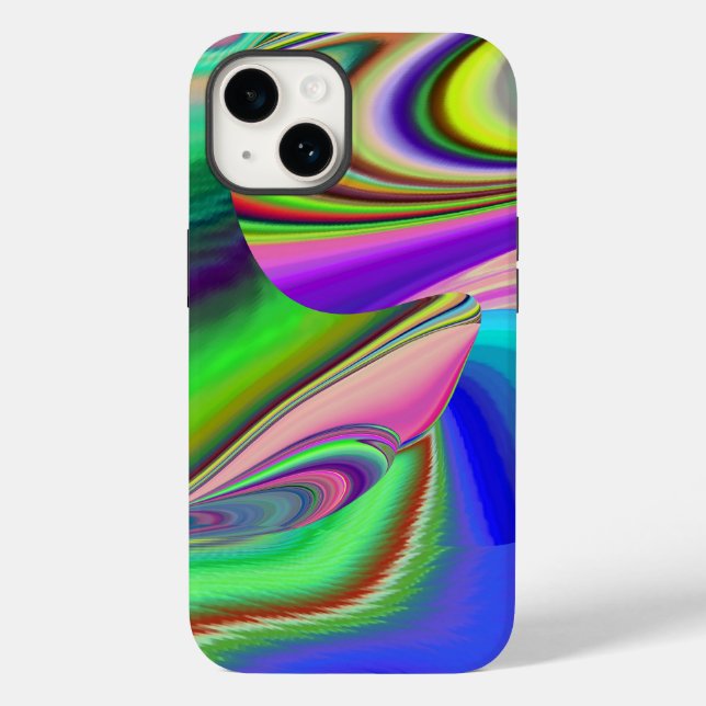 Summerfeeling , Abstract 3D Rainbowart Case-Mate iPhone Case (Back)