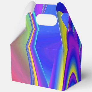 Summerfeeling , Abstract 3D Rainbowart Favour Box