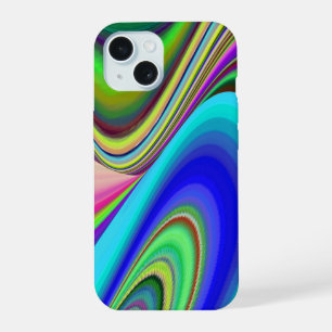 Summerfeeling , Abstract 3D Rainbowart iPhone 15 Case