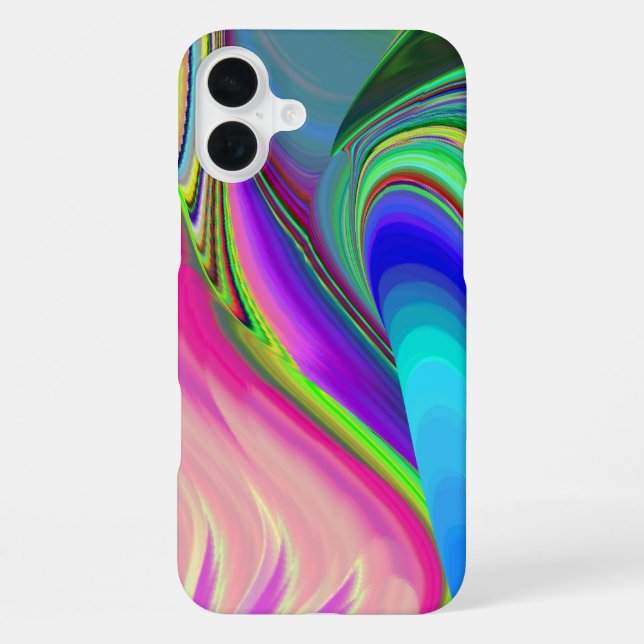 Summerfeeling , Abstract 3D Rainbowart iPhone Case (Back)