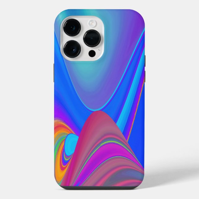 Summerfeeling , Abstract 3D Rainbowart iPhone Case (Back)