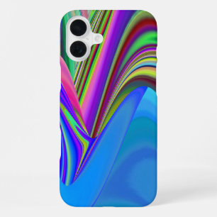 Summerfeeling , Abstract 3D Rainbowart iPhone 16 Plus Case