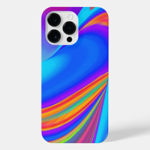 Summerfeeling , Abstract 3D Rainbowart iPhone 14 Pro Max Case