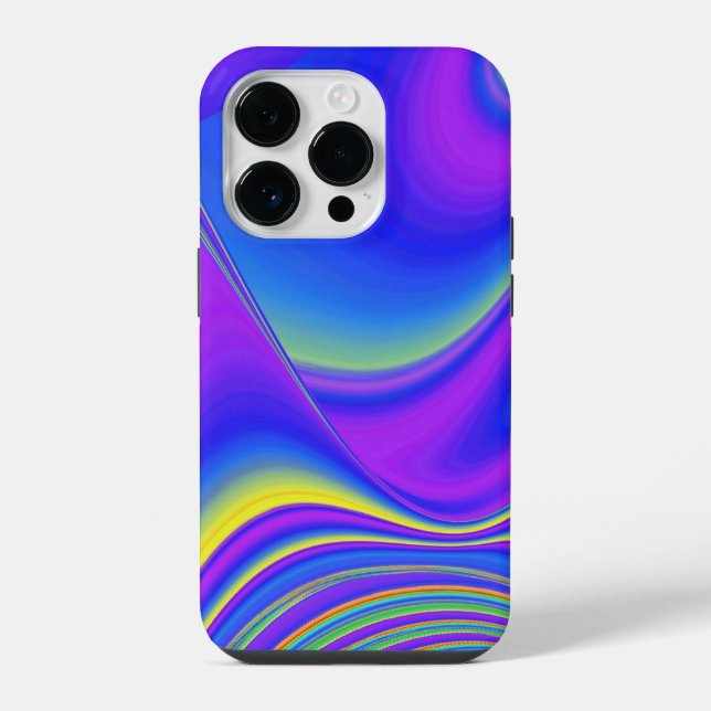 Summerfeeling , Abstract 3D Rainbowart iPhone Case (Back)