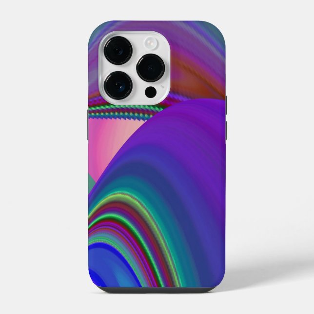 Summerfeeling , Abstract 3D Rainbowart iPhone Case (Back)