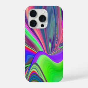 Summerfeeling , Abstract 3D Rainbowart iPhone 15 Pro Case