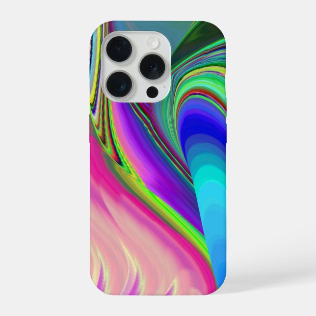 Summerfeeling , Abstract 3D Rainbowart iPhone Case (Back)