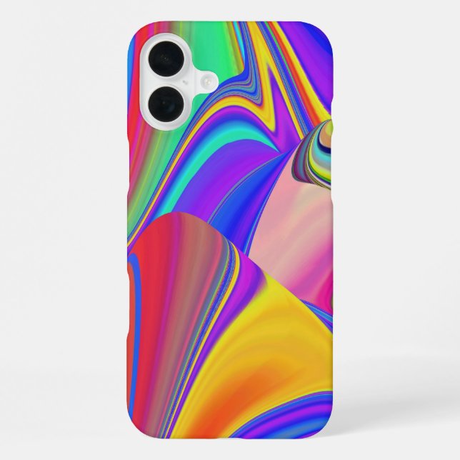Summerfeeling , Abstract 3D Rainbowart iPhone Case (Back)