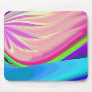 Summerfeeling , Abstract 3D Rainbowart Mouse Mat