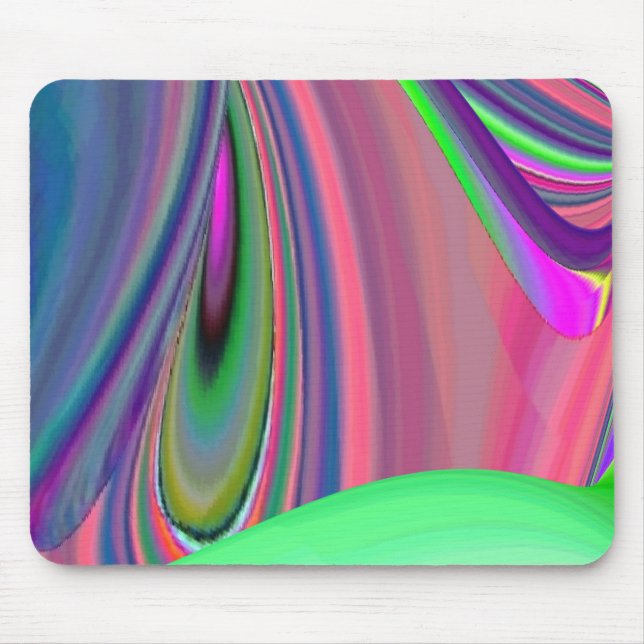 Summerfeeling , Abstract 3D Rainbowart Mouse Mat (Front)