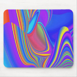 Summerfeeling , Abstract 3D Rainbowart Mouse Mat