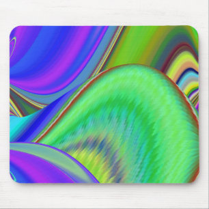 Summerfeeling , Abstract 3D Rainbowart Mouse Mat