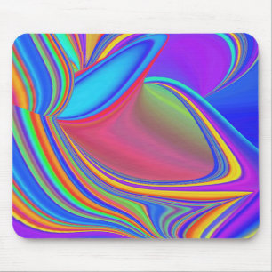 Summerfeeling , Abstract 3D Rainbowart Mouse Mat
