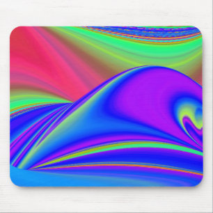 Summerfeeling , Abstract 3D Rainbowart Mouse Mat