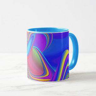 Summerfeeling , Abstract 3D Rainbowart Mug