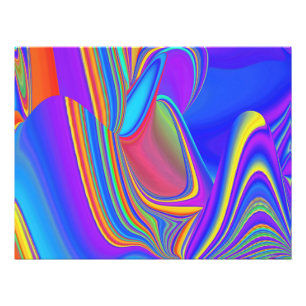 Summerfeeling , Abstract 3D Rainbowart Photo Print