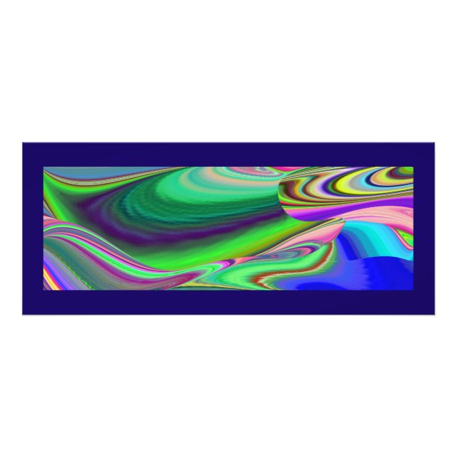 Summerfeeling , Abstract 3D Rainbowart Photo Print (Front)