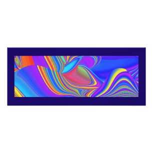 Summerfeeling , Abstract 3D Rainbowart Photo Print