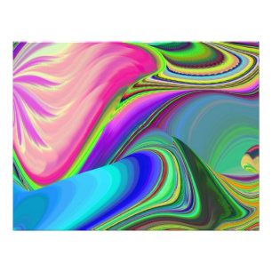 Summerfeeling , Abstract 3D Rainbowart Photo Print