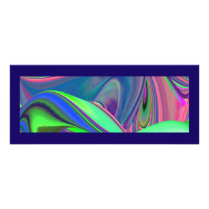Summerfeeling , Abstract 3D Rainbowart Photo Print