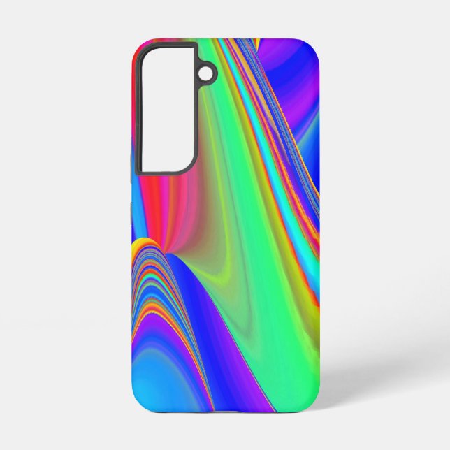 Summerfeeling , Abstract 3D Rainbowart Samsung Galaxy S22 Case (Back)