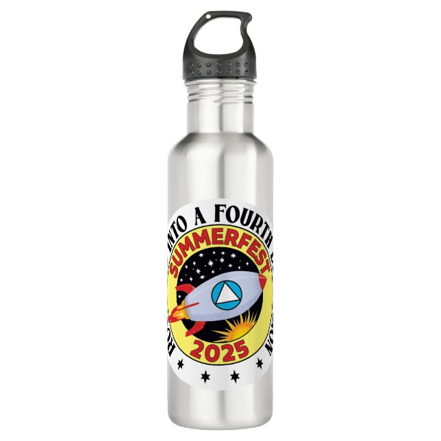 Summerfest 2025 stainless steel water bottle (Front)