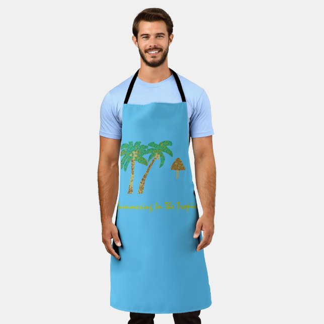 Summering In The Tropics  Apron (Worn)