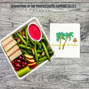 Summering In The Tropics Napkin