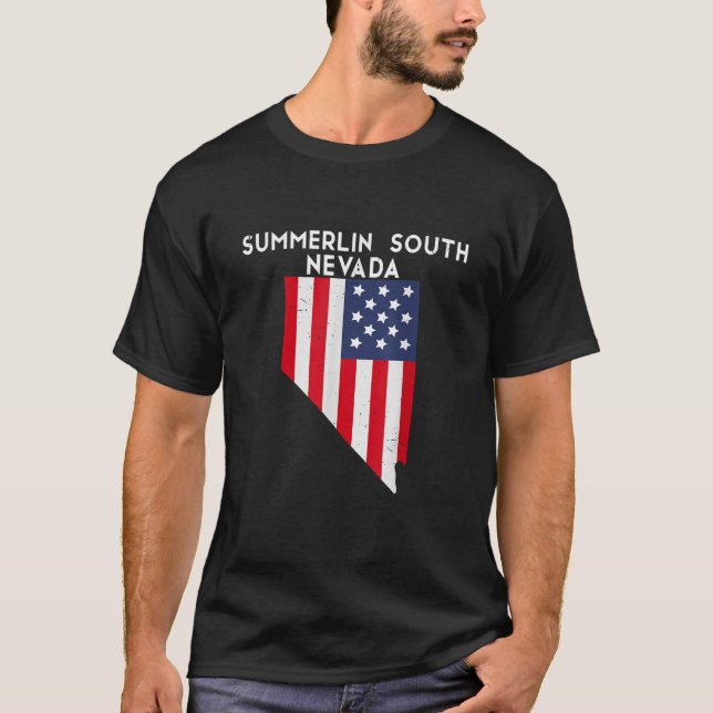 Summerlin South Nevada USA State America Travel Ne T-Shirt (Front)