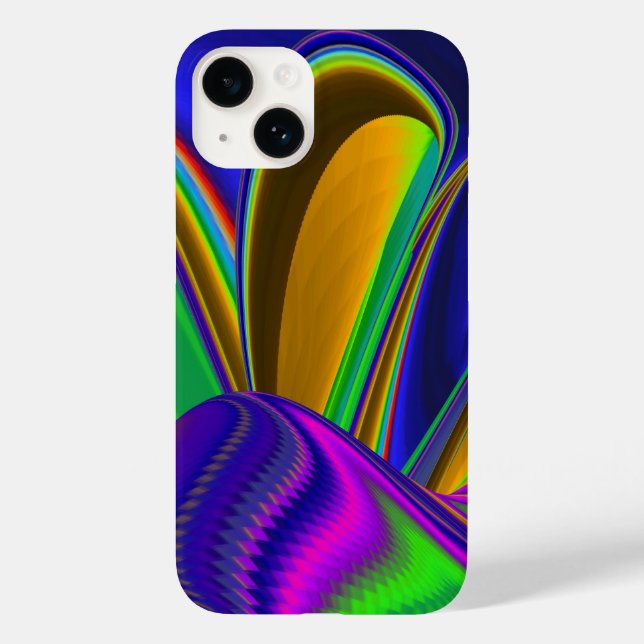 Summerrainbow , Abstract 3D Rainbowart Case-Mate iPhone Case (Back)