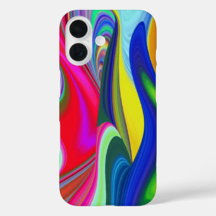 Summerrainbow , Abstract 3D Rainbowart iPhone 16 Case