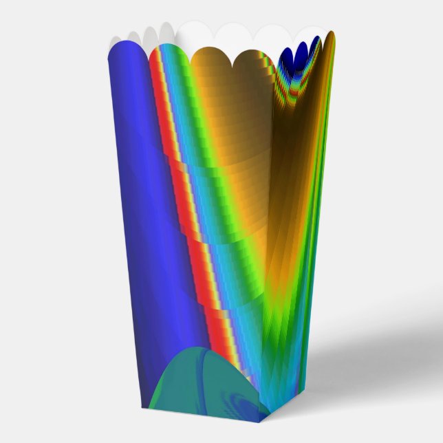 Summerrainbow , Abstract 3D Rainbowart Favour Box (Front)
