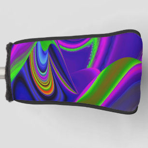 Summerrainbow , Abstract 3D Rainbowart Golf Head Cover