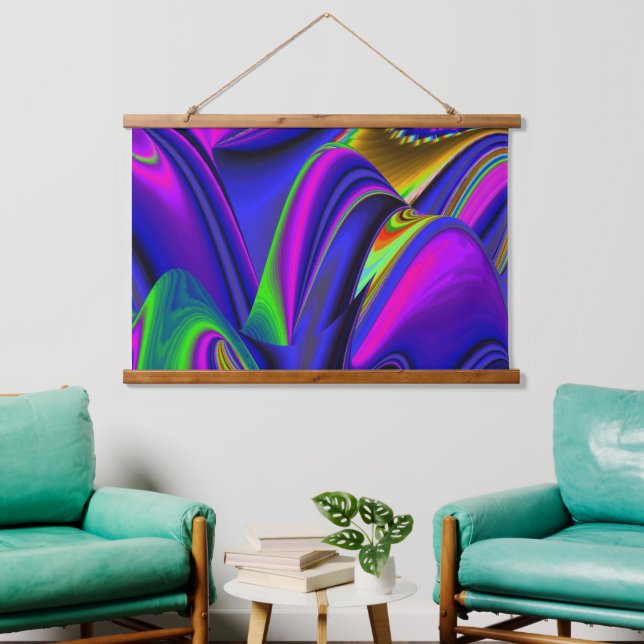 Summerrainbow , Abstract 3D Rainbowart Hanging Tapestry (Living Room)