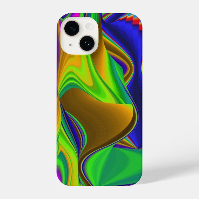 Summerrainbow , Abstract 3D Rainbowart iPhone Case (Back)