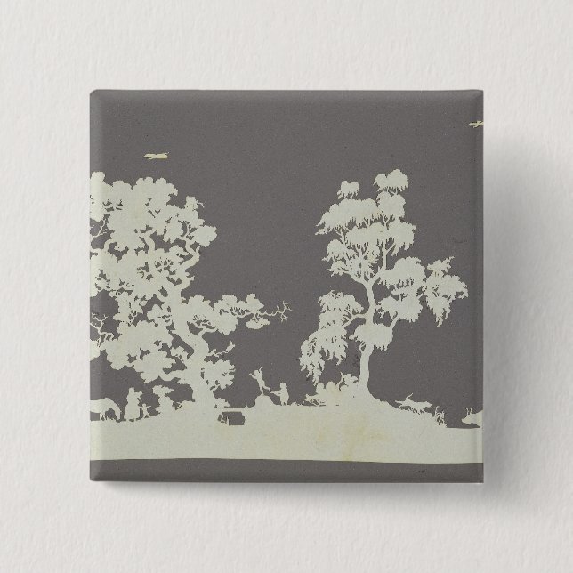 Summer's Day 15 Cm Square Badge (Front)