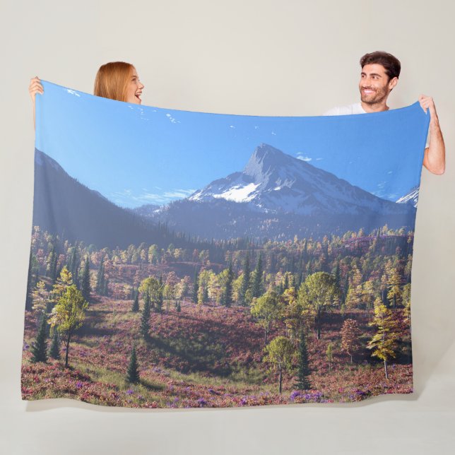 Summer's End Fleece Blanket (In Situ)