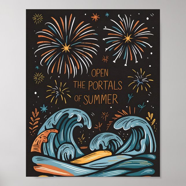 Summer's Spark Poster (Front)