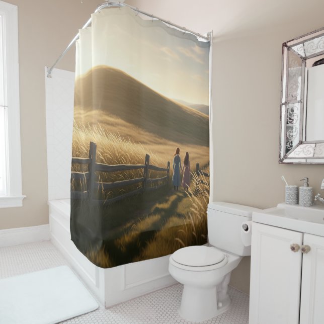SummersEndYouth Shower Curtain (In Situ)