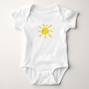 Summersgarden Sunshine Orange and Yellow - Baby Bodysuit