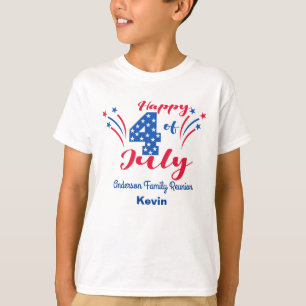 Summertime 4th of July Family Reunion Celebration T-Shirt