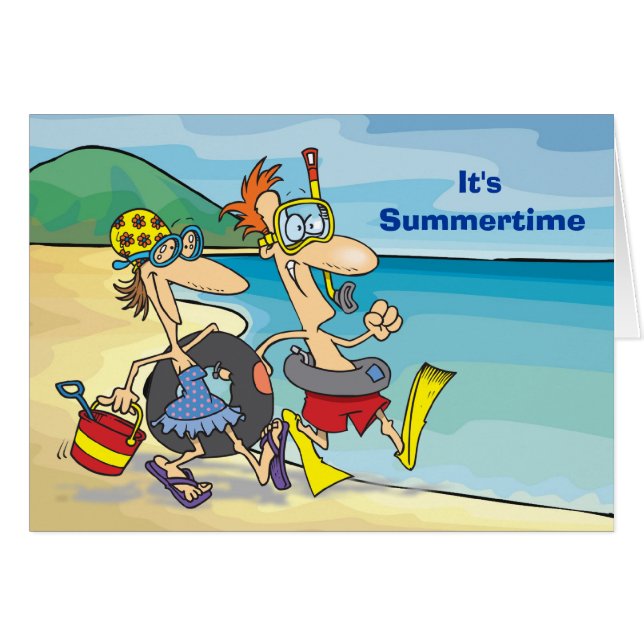 Summertime - Beach (Front Horizontal)